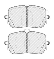 SET PLACUTE FRANA FERODO FDB5288 - Compatibil cu MERCEDES-BENZ