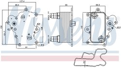 Radiator ulei / termoflot Nissens 91457
