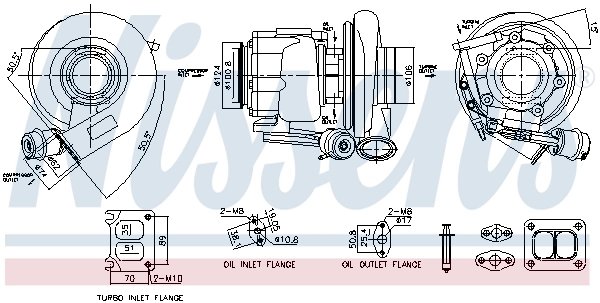 Turbina Nissens 93717