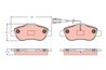 SET PLACUTE FRANA TRW GDB2405 - Compatibil cu FIAT