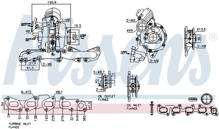 Turbina Nissens 93506