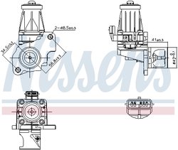 Supapa EGR Nissens 98401