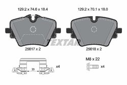 Set placute frana Textar 2561703