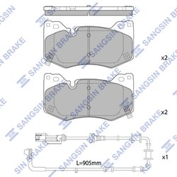 Set placute frana Hi-Q SP2845