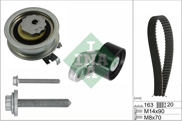 Set distributie curea INA 530 0846 10