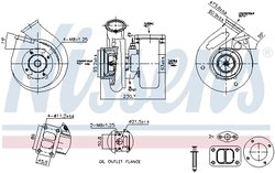 Turbina Nissens 93663