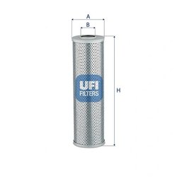 FILTRU SISTEM HIDRAULIC PRIMAR UFI 25.711.00 - Piesa auto compatibila cu mai multe marci
