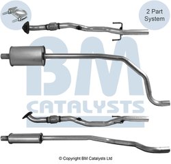 RACORD EVACUARE BM CATALYSTS BM51131 - Compatibil cu OPEL, VAUXHALL