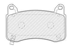 Set placute frana Ferodo FDB5327