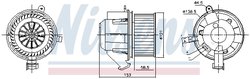 Ventilator habitaclu Nissens 87607