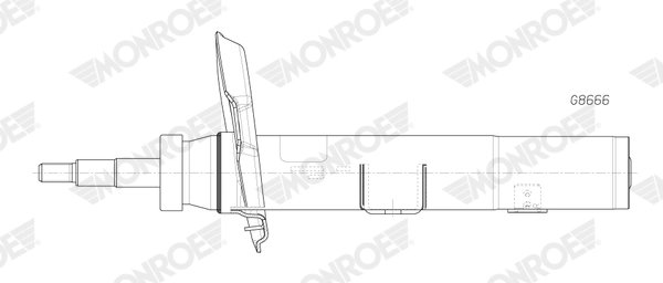 AMORTIZOR MONROE G8666 - Compatibil cu MERCEDES-BENZ