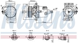 Compresor climatizare Nissens 890980