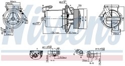 Compresor climatizare Nissens 890172