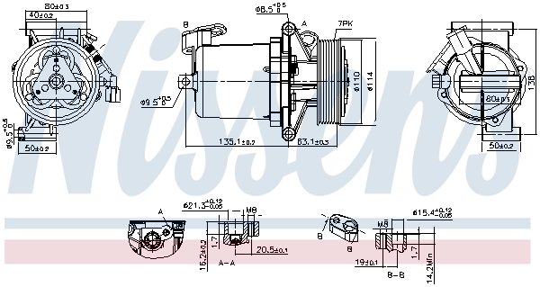 Compresor climatizare Nissens 890172