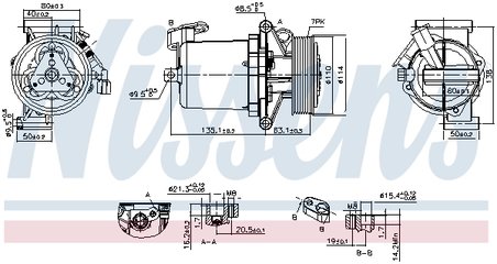Compresor climatizare Nissens 890172