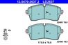 SET PLACUTE FRANA ATE 13.0470-2637.2 - Compatibil cu LAND ROVER