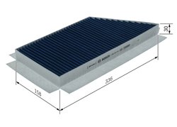 Filtru aer habitaclu BOSCH 0 986 628 635