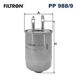 Filtru combustibil Filtron PP 988/9