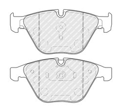 Set placute frana Ferodo FDB5352