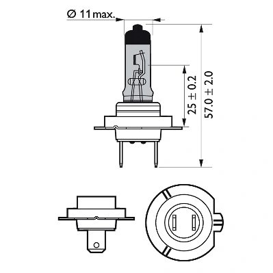BEC, FAR FAZA LUNGA PHILIPS 12972WVUBW - Piesa auto compatibila cu mai multe marci