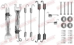 SET ACCESORII SABOTI FRANA QUICK BRAKE 105-0750S - Compatibil cu CITROEN, DACIA, DS, LADA, MERCEDES-BENZ, PEUGEOT, RENAULT