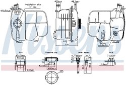 VAS EXPANSIUNE LICHID RACIRE NISSENS 996305 - Compatibil cu OPEL