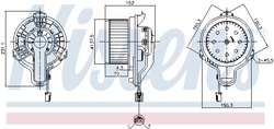 Ventilator habitaclu Nissens 87648