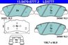 SET PLACUTE FRANA ATE 13.0470-5777.2 - Compatibil cu HYUNDAI, KIA