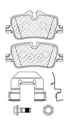SET PLACUTE FRANA FERODO FDB5278 - Compatibil cu BMW