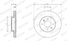 Disc frana Ferodo DDF2982C