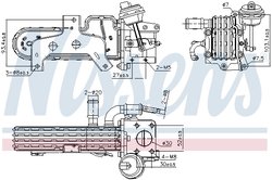 RADIATOR RECIRCULARE GAZE ESAPAMENT NISSENS 989420 - Compatibil cu AUDI, SEAT, SKODA, VW