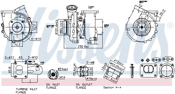 Turbina Nissens 93697