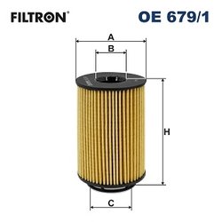 FILTRU ULEI FILTRON OE 679/1 - Compatibil cu ALPINA, BMW, LAND ROVER, ROLLS-ROYCE, WIESMANN