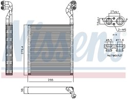 Evaporator aer conditionat Nissens 92413