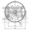 CLIPS, ACOPERIRE DECORATIVA SI PROTECTIE FA1 11-40111.10 - Compatibil cu AUDI, SEAT, SKODA, VW