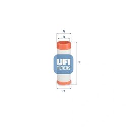 FILTRU AER UFI 27.H92.00 - Piesa auto compatibila cu mai multe marci
