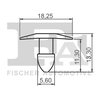 clips, acoperire decorativa si protectie FA1 21-10030.25