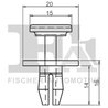 CLIPS, ACOPERIRE DECORATIVA SI PROTECTIE FA1 21-20002.10 - Compatibil cu CITROEN, DS, FIAT, OPEL, PEUGEOT, TOYOTA
