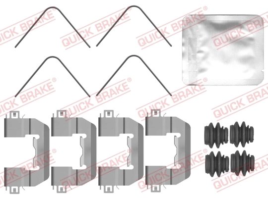 Set accesorii placute frana QUICK BRAKE 109-0173