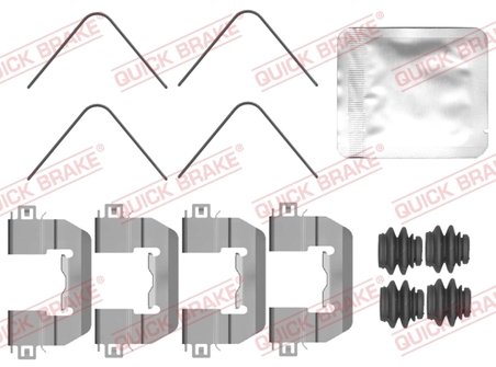 Set accesorii placute frana QUICK BRAKE 109-0173