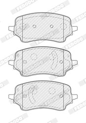 SET PLACUTE FRANA FERODO FDB5377 - Compatibil cu FORD