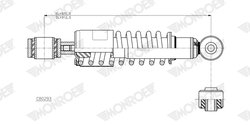 AMORTIZOR SUSPENSIE CABINA MONROE CB0293 - Compatibil cu MERCEDES-BENZ