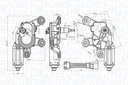 Motor stergator Magneti Marelli 064073100010