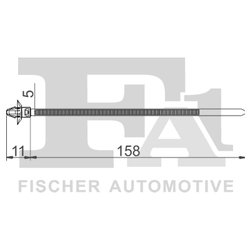 INBINARE CABLU FA1 11-50001.5 - Piesa auto compatibila cu mai multe marci