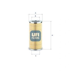 Filtru sistem hidraulic primar UFI 82.151.00