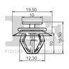 CLIPS, ACOPERIRE DECORATIVA SI PROTECTIE FA1 21-40021.10 - Compatibil cu CITROEN, FIAT, JEEP, LANCIA, PEUGEOT
