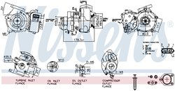 TURBINA NISSENS 93635 - Compatibil cu BMW