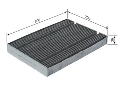 FILTRU AER HABITACLU BOSCH 1 987 435 628 - Compatibil cu MERCEDES-BENZ
