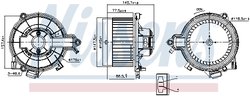 VENTILATOR HABITACLU NISSENS 87616 - Compatibil cu IVECO