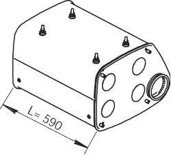 Toba esapament intermediara Dinex 49381